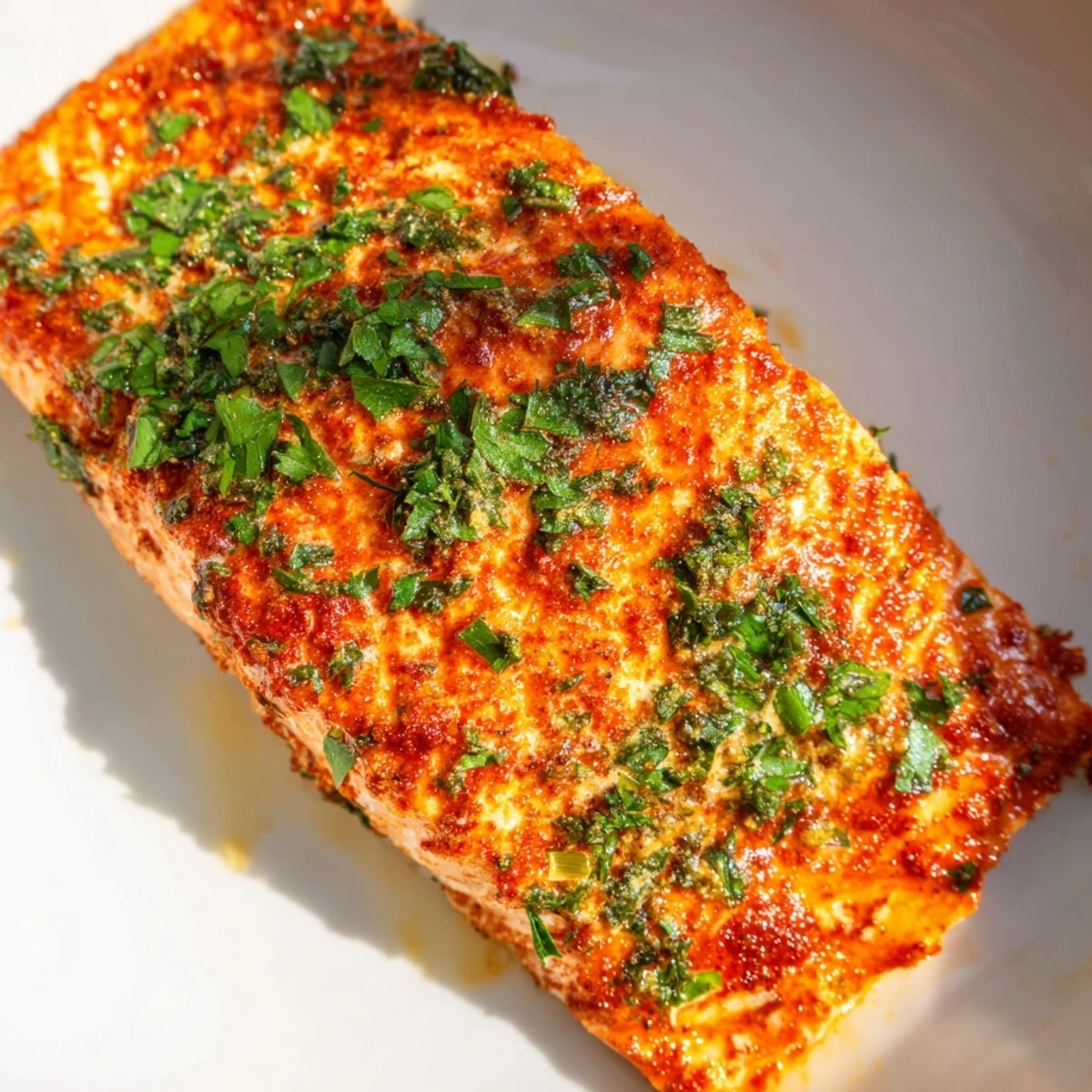 Plated Baked Salmon with Cajun Seasoning and Lime served alongside colorful roasted vegetables and fluffy rice for a complete, healthy weeknight dinner.