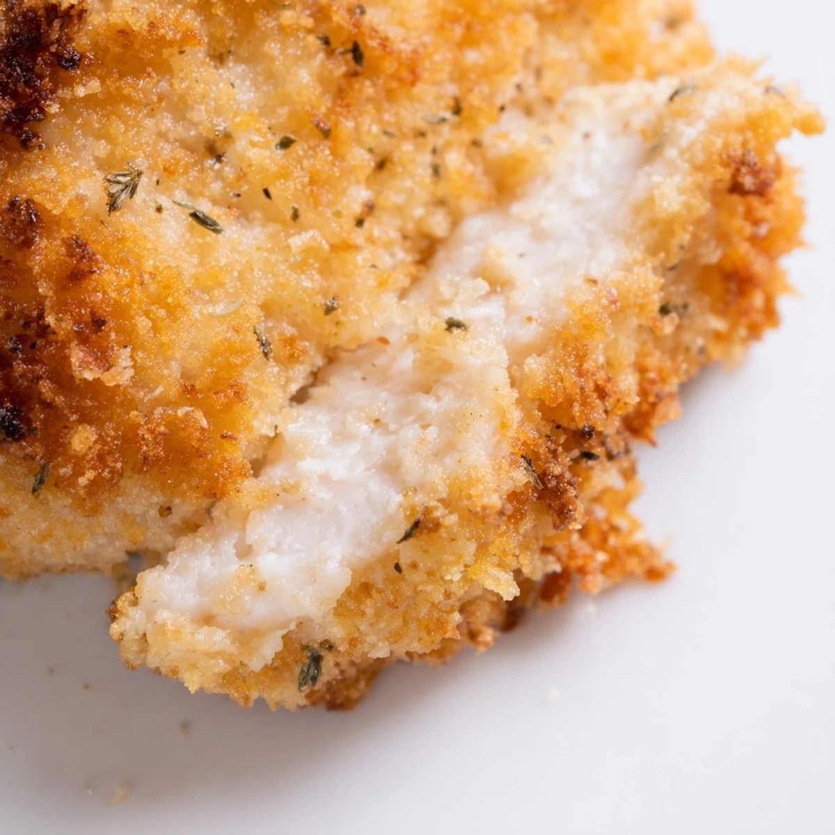 Crispy Supper Chicken Cutlet with a crunchy panko crust and juicy, tender chicken inside.