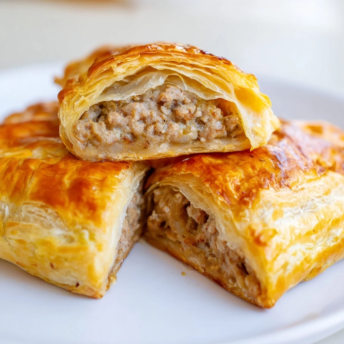 Freshly baked Pate Chaud arranged on a wire cooling rack, highlighting their circular shape and appetizing golden-brown color.