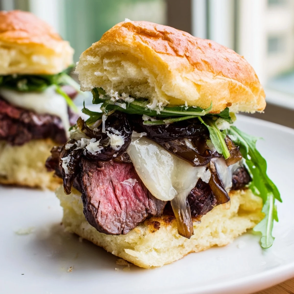 Filet Mignon Garlic Parmesan Sliders