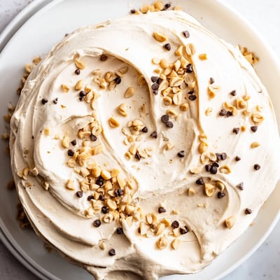 Light and fluffy peanut butter mousse dessert with whipped topping served in elegant glass cups for an easy American sweet treat