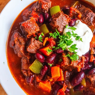 Hearty Beefy Chili Stew